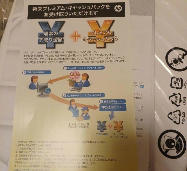 即購入大歓迎⭕新品未使用　HP ノートパソコン