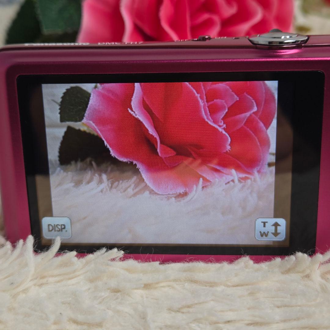 【美品】パナソニック　デジタルカメラ LUMIX DCM -FH7 ピンク