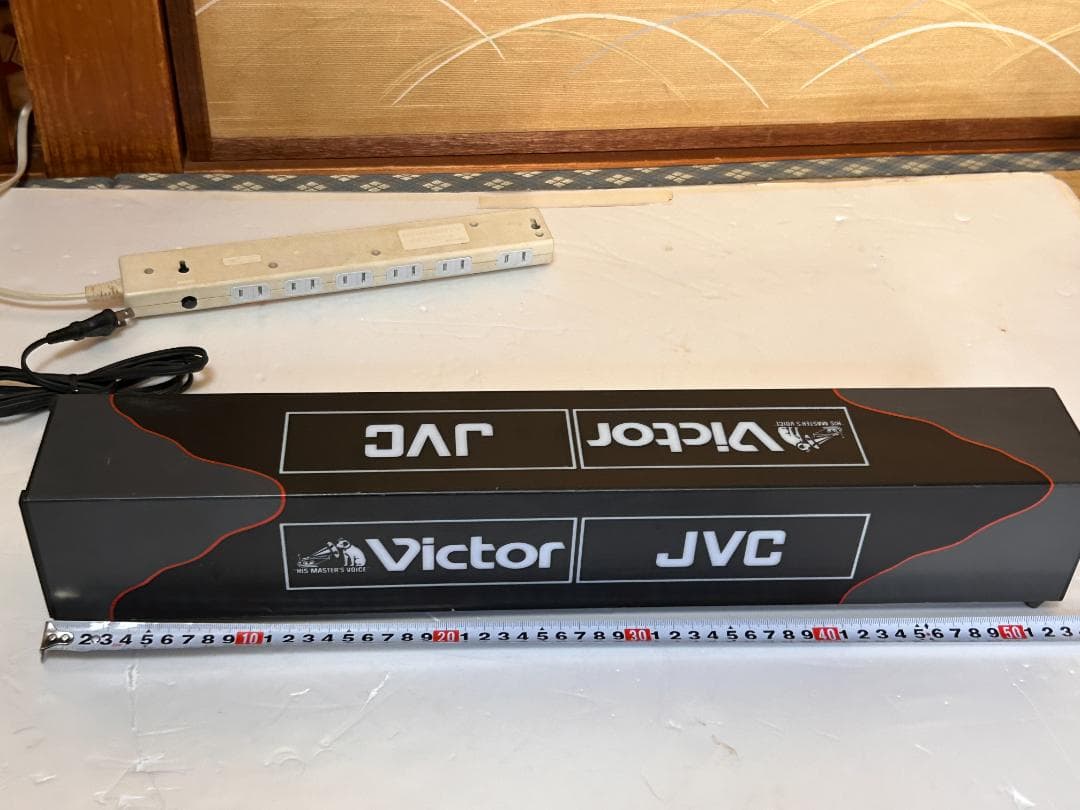 当時物　Victor JVC 　店頭ディスプレイライト
