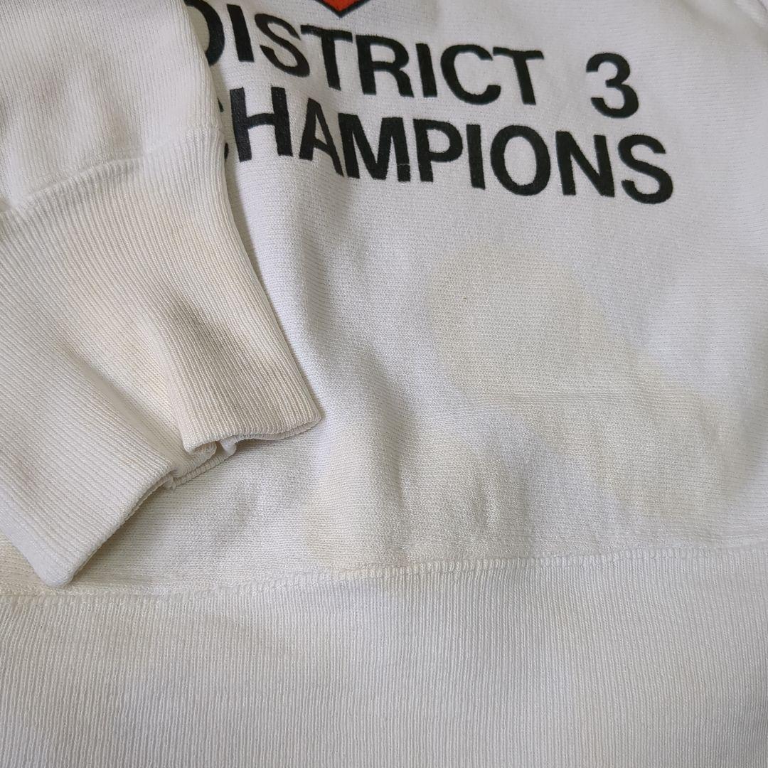 た*つ様 【80s トリコタグ】希少ホワイト×両面6段ラバープリント リバースウ