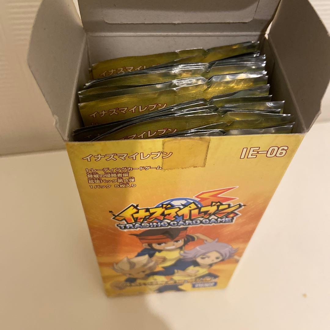 脅威の侵略者4弾BOX 未開封24パック入り　イナズマイレブン tcg