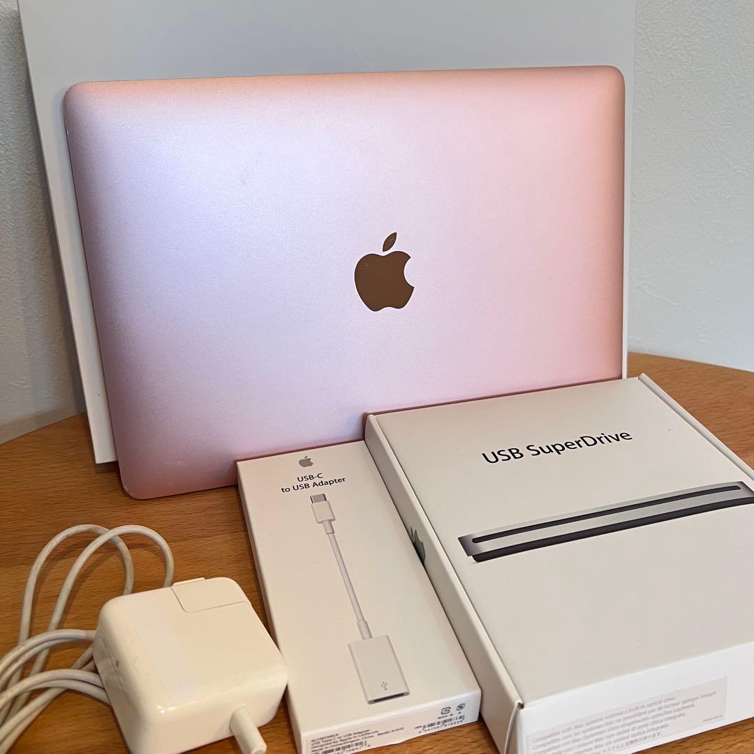 MacBook 2016モデル 512GB ローズゴールド/付属品4点あり