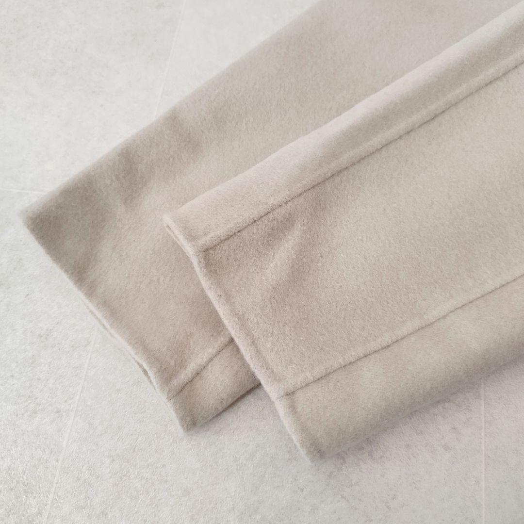 美品✨ボールジィ プレミアムウール リバーフーデットコート　薄ベージュ M相当