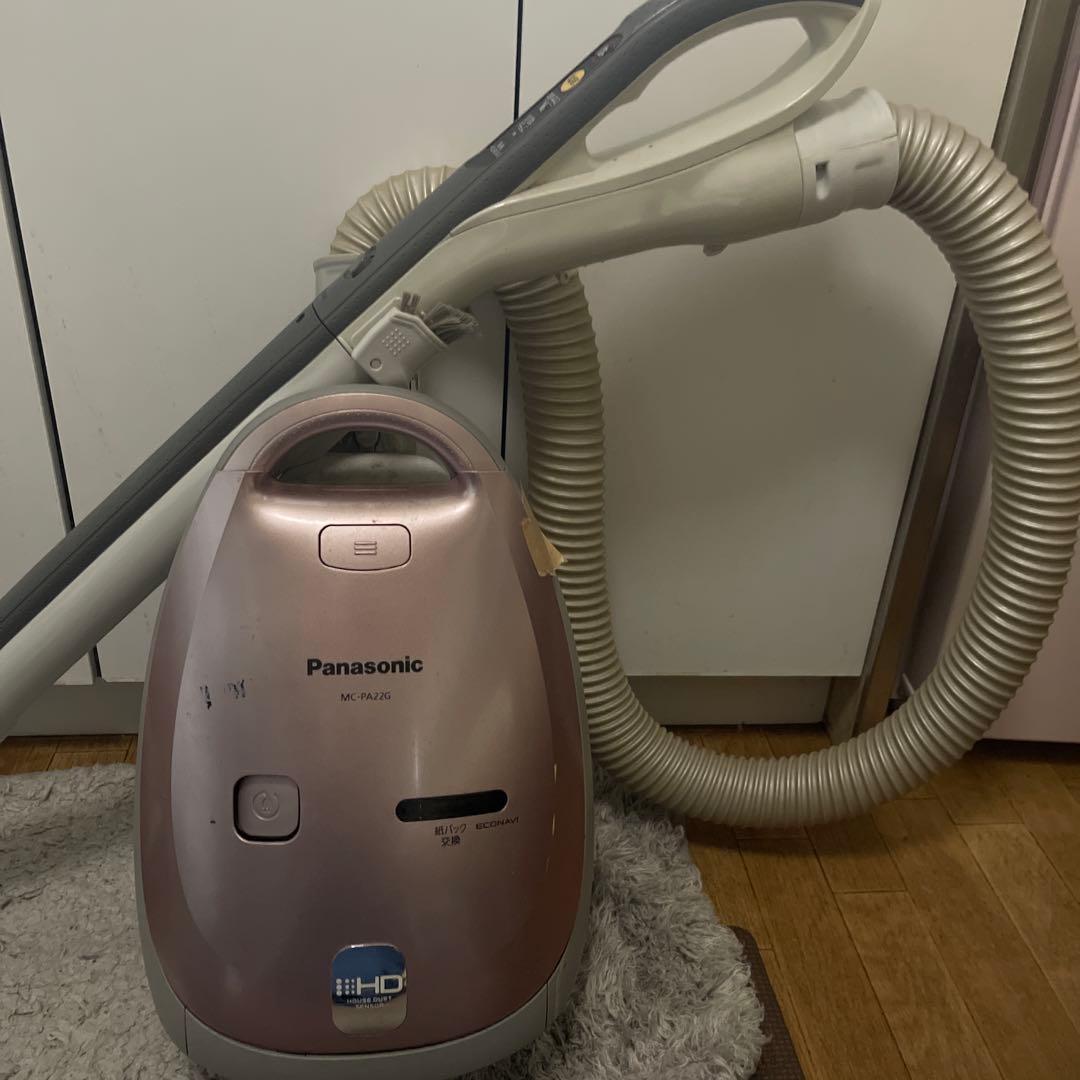 レア　廃盤品　パナソニック　掃除機　ハウスダストセンサー　pink 空気清浄機能