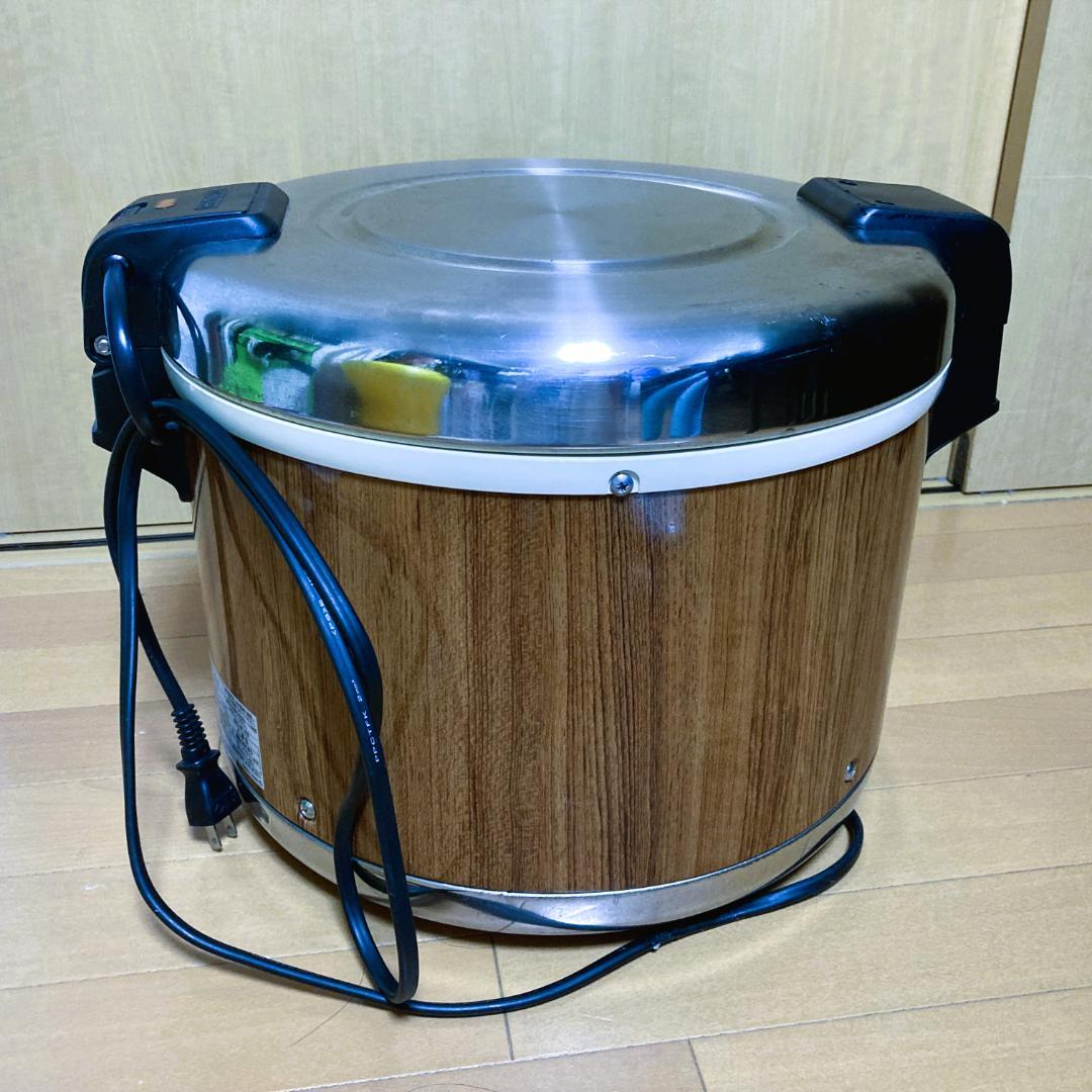 象印　業務用　保温ジャー　3.3升(6L)　木目　美品(使用に問題ない凹みあり)