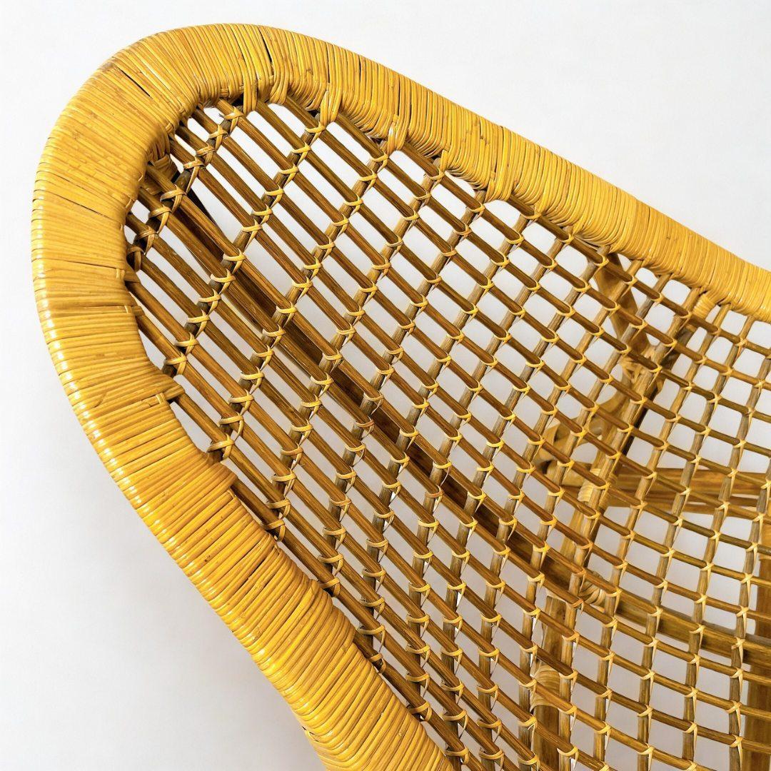 【良品✨送料無料】ラタンチェア 籐 椅子 アジアン家具 バリ風①