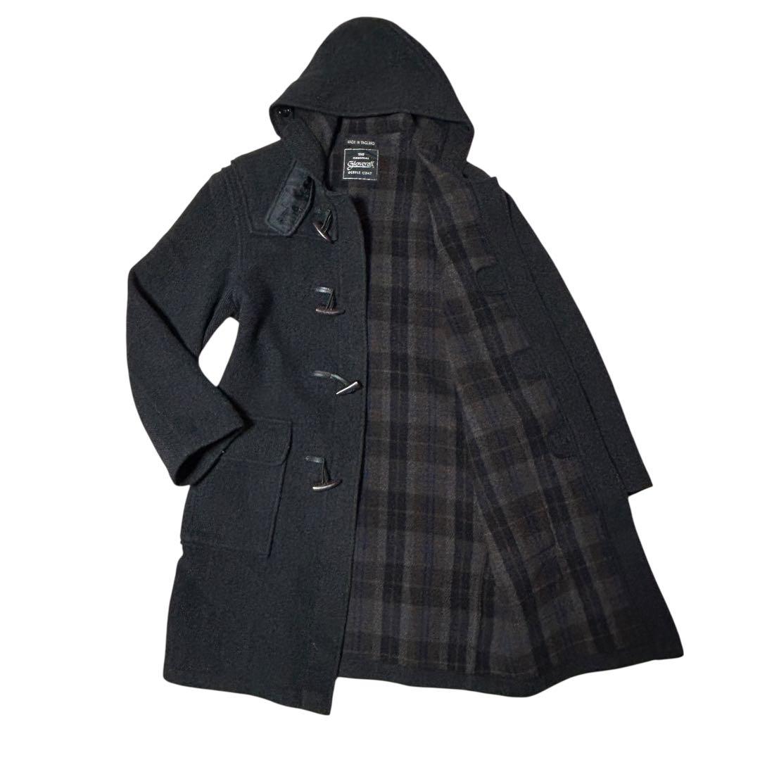 美品　90s グローバーオール　ダッフルコート　ヘリンボーン　L 英国製　トグル