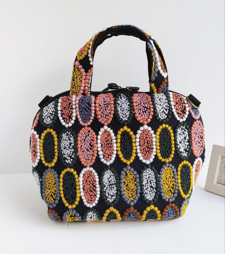 ラスト1点 ミナペルホネン 超レア ピンクミッスク ミニサイズファスナーバッグ①