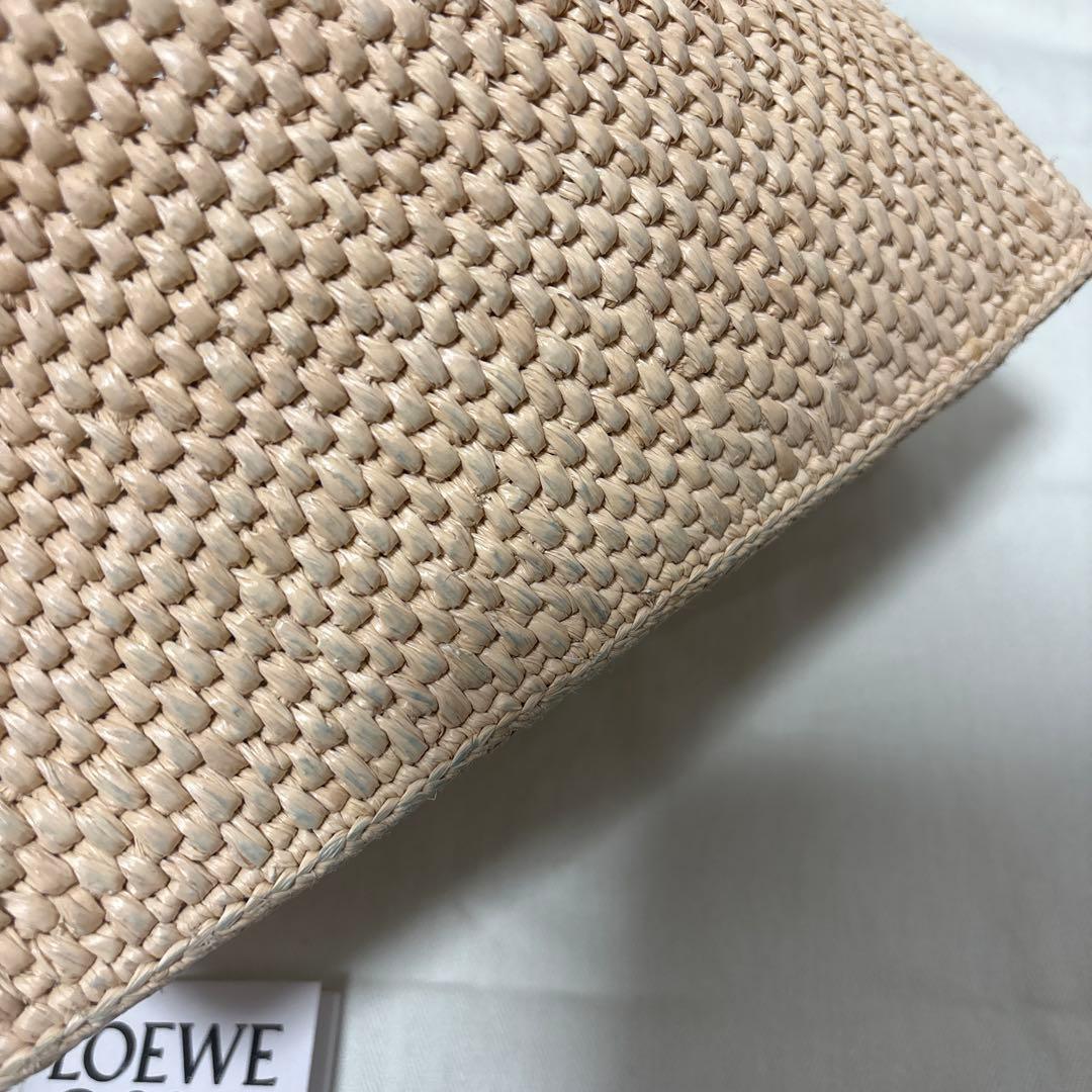60%オフ‼️LOEWEロエベ　フォントトートスモール　ラフィア　カゴバッグ