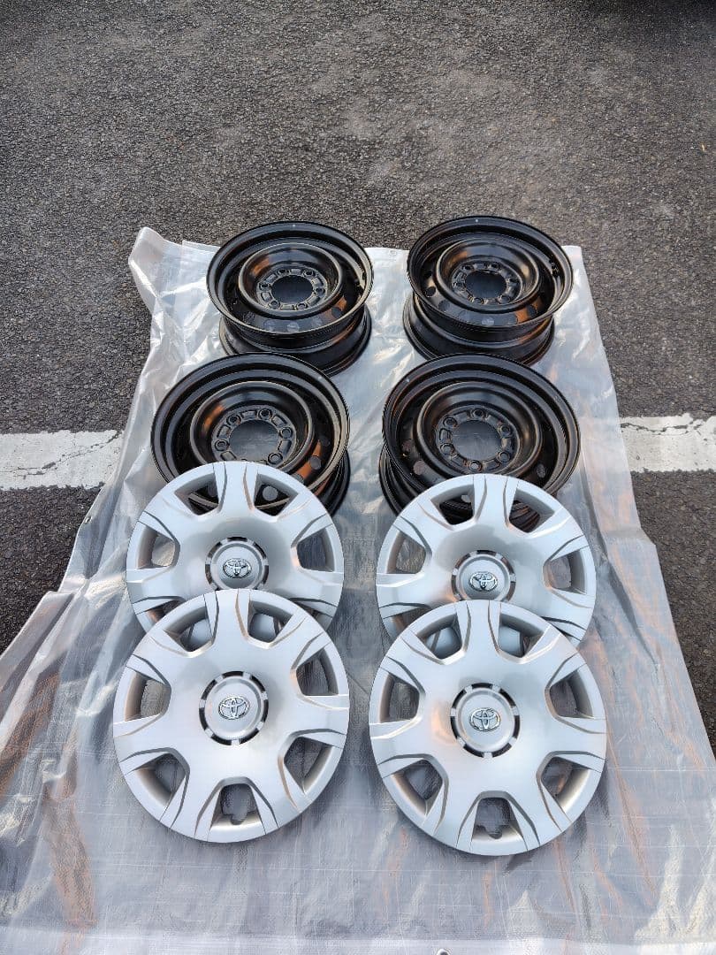 ハイエース15インチ ホイールセット 新車外し　手渡し希望