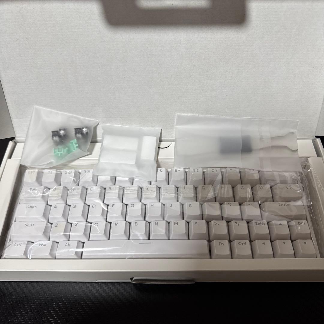 HM66 White ラピトリ キーボード