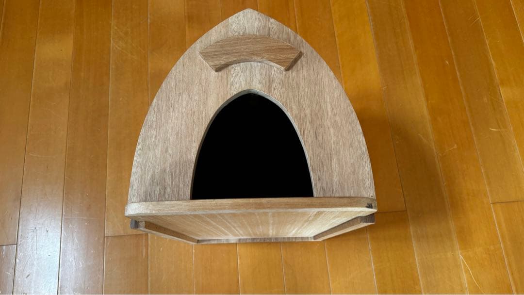 ⭐️お洒落で持運びが楽⭐️ハンドメイド⭐️小型犬/猫用小屋 木製★送料無料