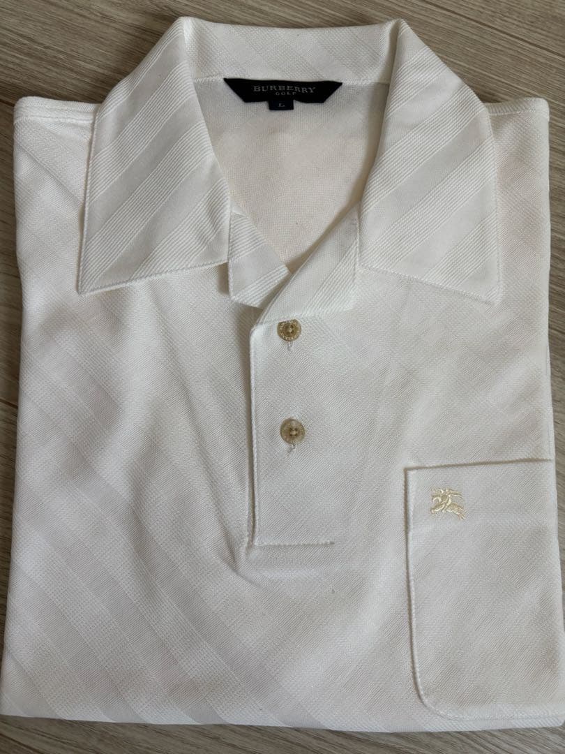 Burberry golf ポロシャツ　L