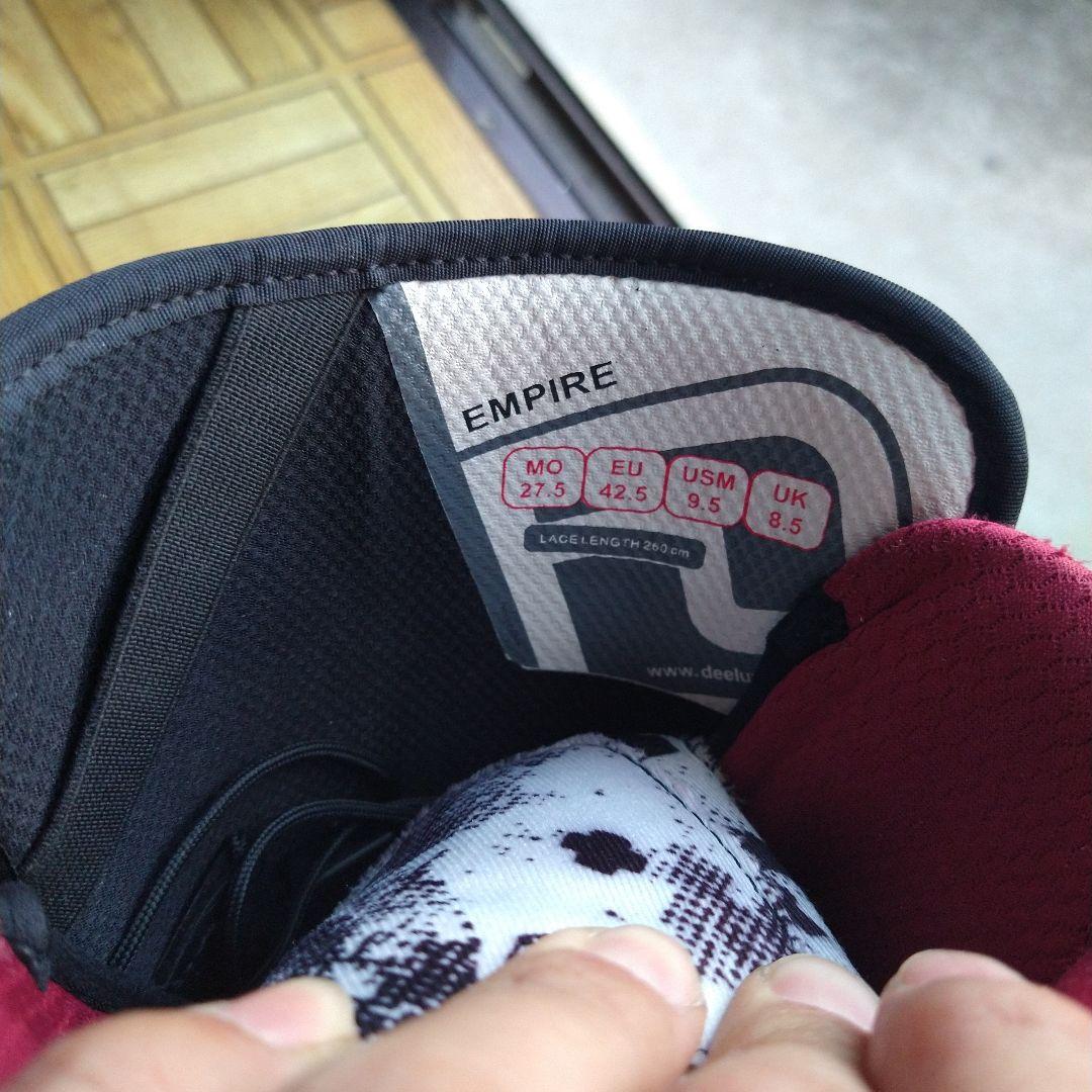 deeluxe empire ブーツ　27.5 スノーボード