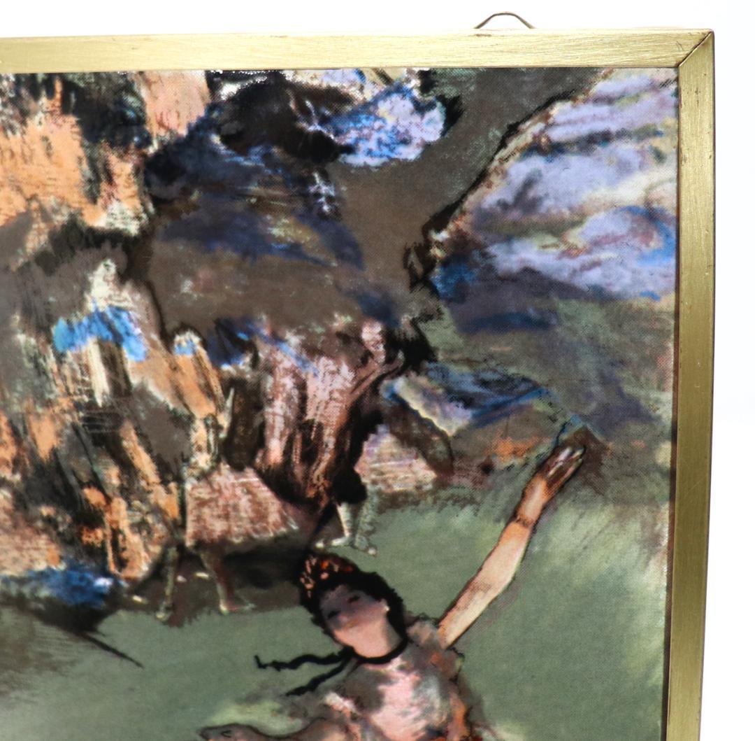 エドガー・ドガ スター舞台の踊り子 ヴィンテージ ステンドグラス エトワール名画