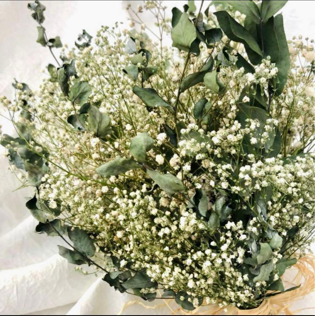かすみ草　ブーケ　ブートニア　ウェディングブーケ　前撮り