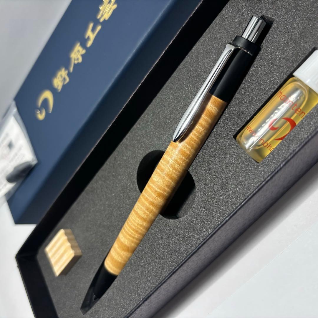 【専用解除セール】野原工芸 栃 縮杢 新型シャープペンシル 0.5mm