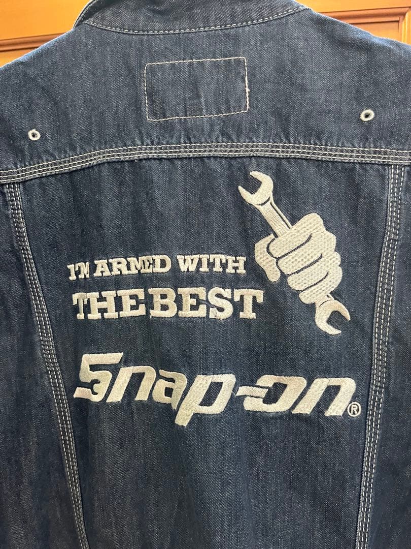 Snap-on スナップオン　デニムオーバーオール　つなぎ　アメカジ　ワーク