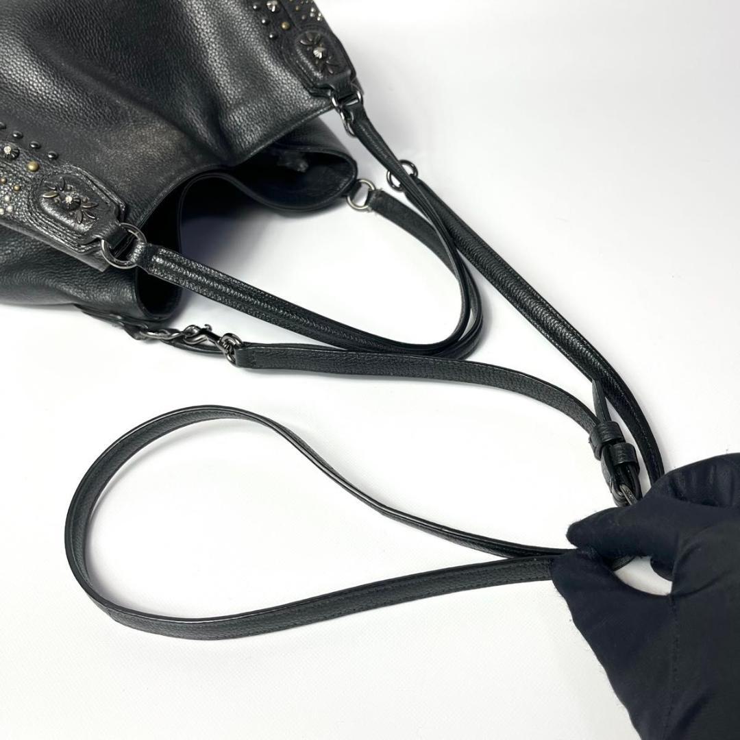 美品　コーチ　イーディー　2way ショルダーバッグ　トートバッグ　斜め掛け　黒