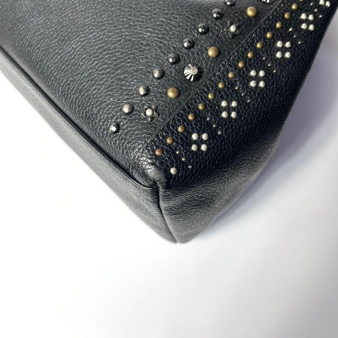 美品　コーチ　イーディー　2way ショルダーバッグ　トートバッグ　斜め掛け　黒