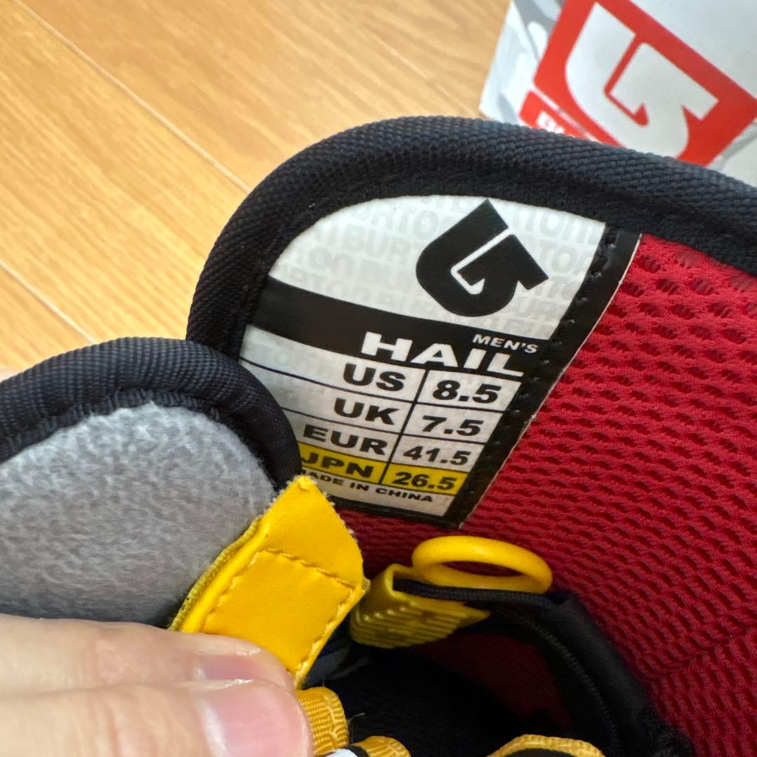 BURTON HAIL ブラック スノーボードブーツ 26.5 バートン　黒
