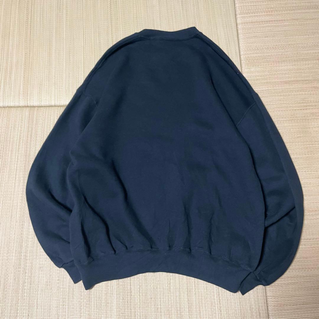 90s メキシコ製 ラッセルアスレチック ブラック 無地 スウェット 肉厚 L