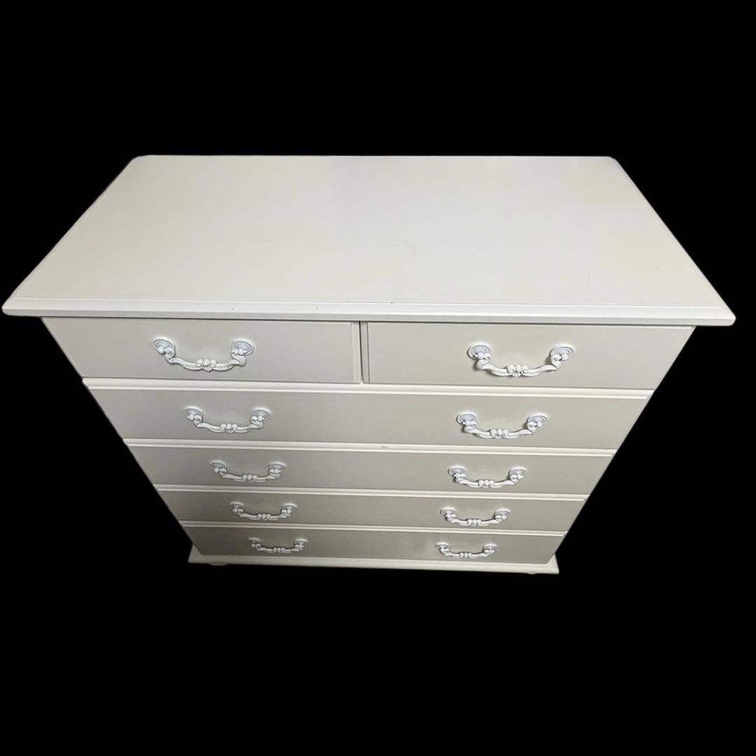 ロココ 姫系 タンス チェスト アンティーク 北欧系 ホワイト ロリータ 家具