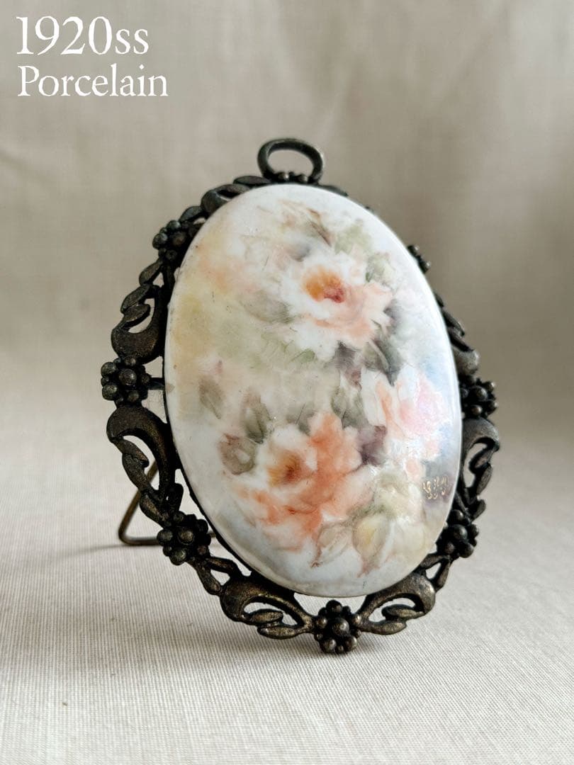 1920s ロンドン 作家サイン付き 手書き ポーセリン 置物 アンティーク