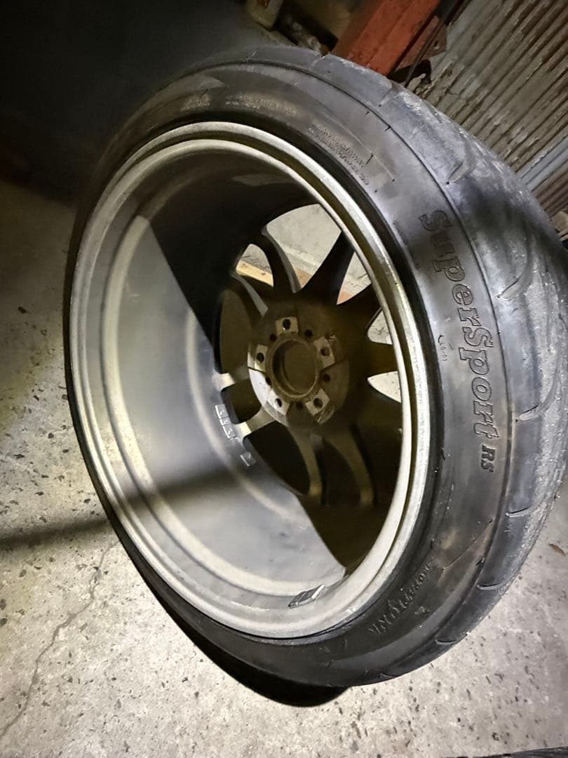 【希少】work emotion cr極メッキ18×9.5J +38 2本セット