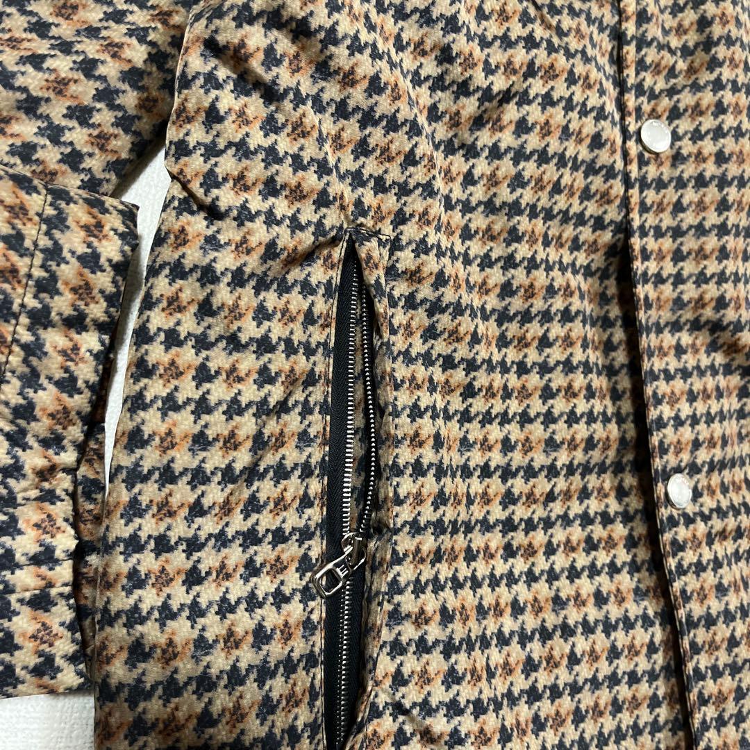 【最終値下げ】dunhill メンズ　ナイロンジャケット　S 千鳥格子柄