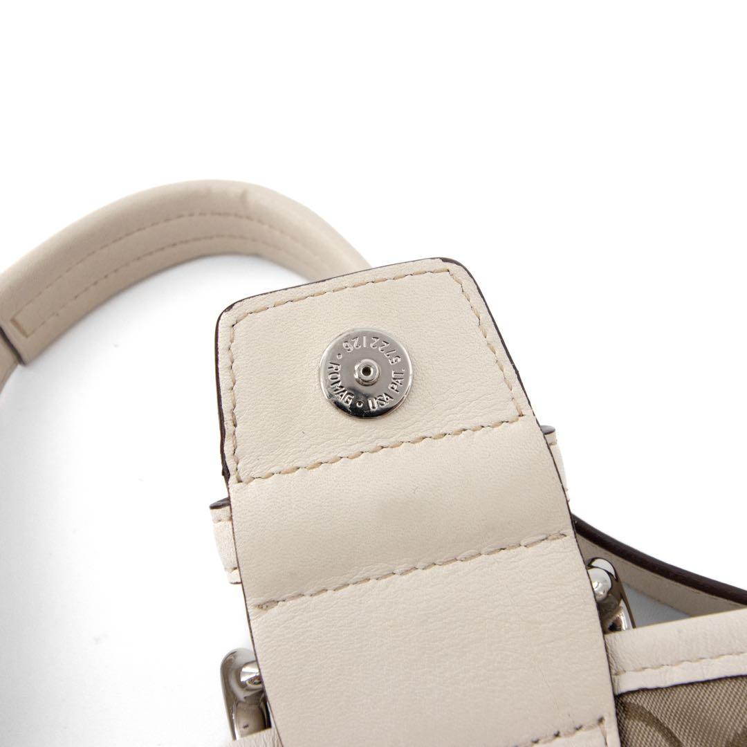 A105【美品】COACH／コーチ　ソーホー　ワンショルダーバッグ　レザー　白