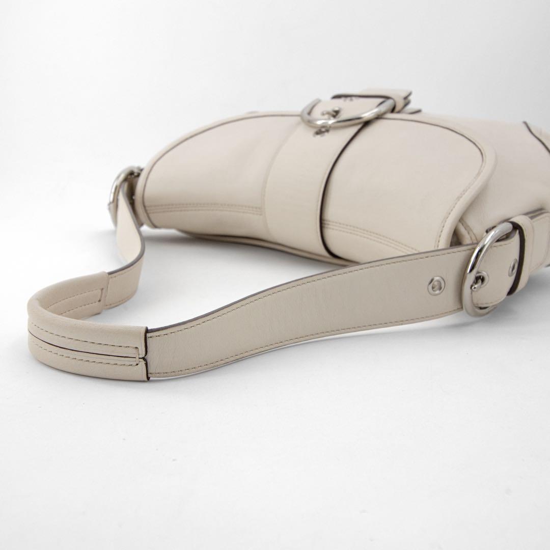 A105【美品】COACH／コーチ　ソーホー　ワンショルダーバッグ　レザー　白