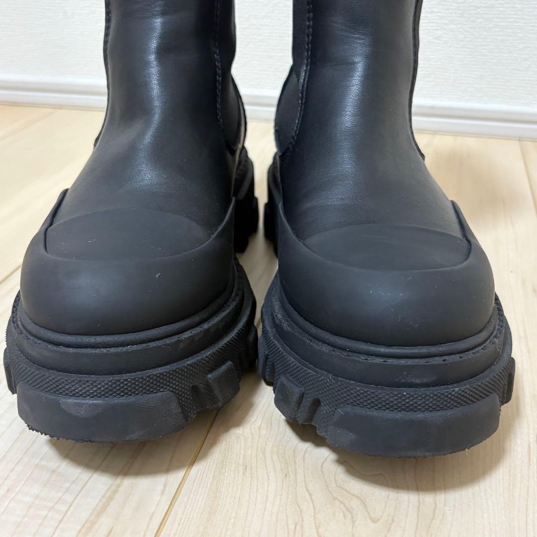 GANNI ガニー チェルシー サイドゴア ブーツ 厚底 ブラック 39