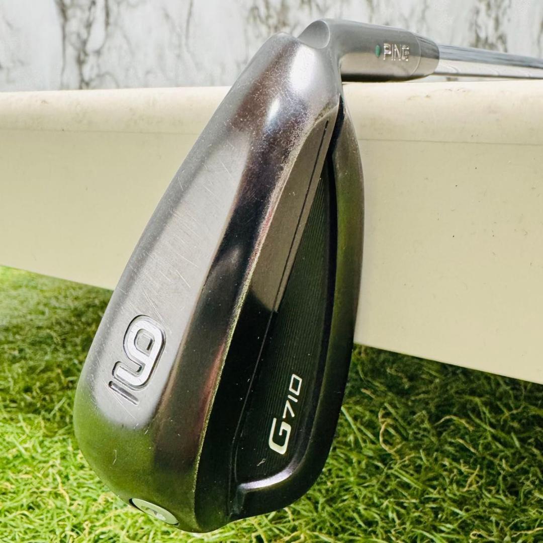 【良品】ピン G710 緑ドット 9番アイアン メンズ 右利き用 スチール R