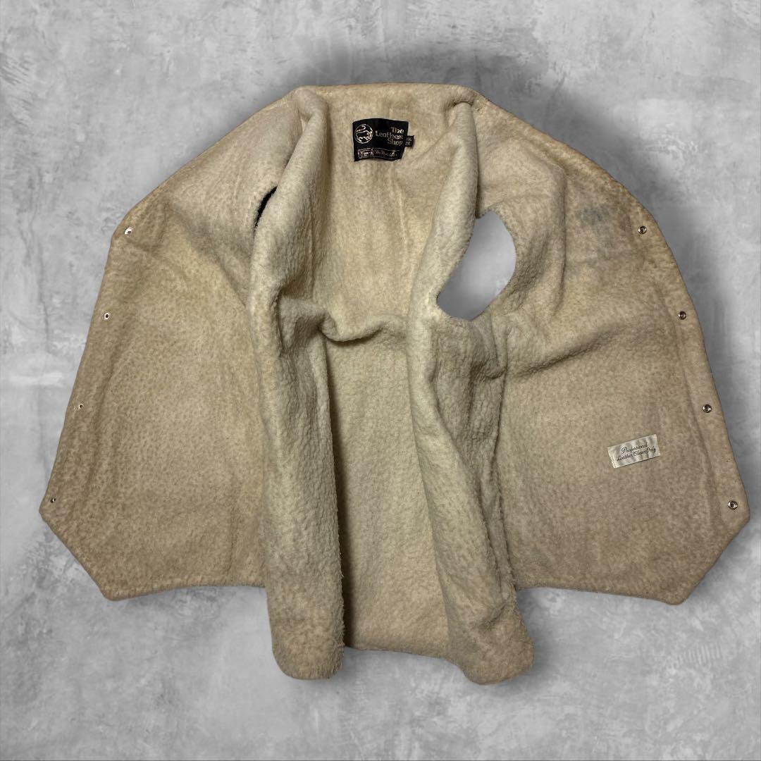 Sears The Leather Shop スエードベスト ブラウン2XLボア