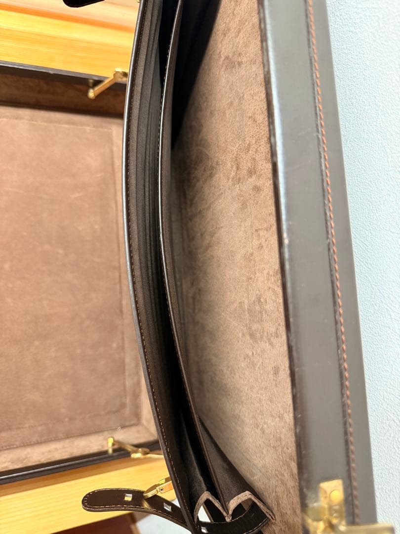 LOEWE アタッシュケース ブラウン レザー