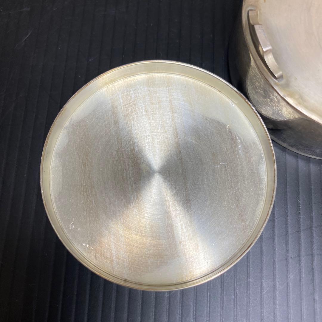 純銀製　鳳凰　建物　ボンボニエール　93g 共箱　東さ8-0208☆2F