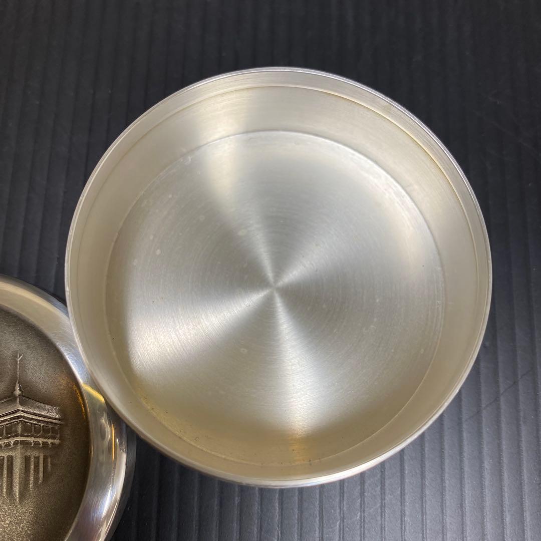 純銀製　鳳凰　建物　ボンボニエール　93g 共箱　東さ8-0208☆2F