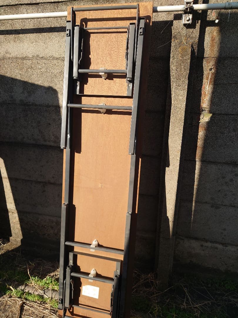 ブラウン 折りたたみテーブル ３つセット