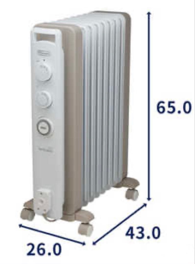 VertiCaldo オイルヒーター RHJ21F0812-WH