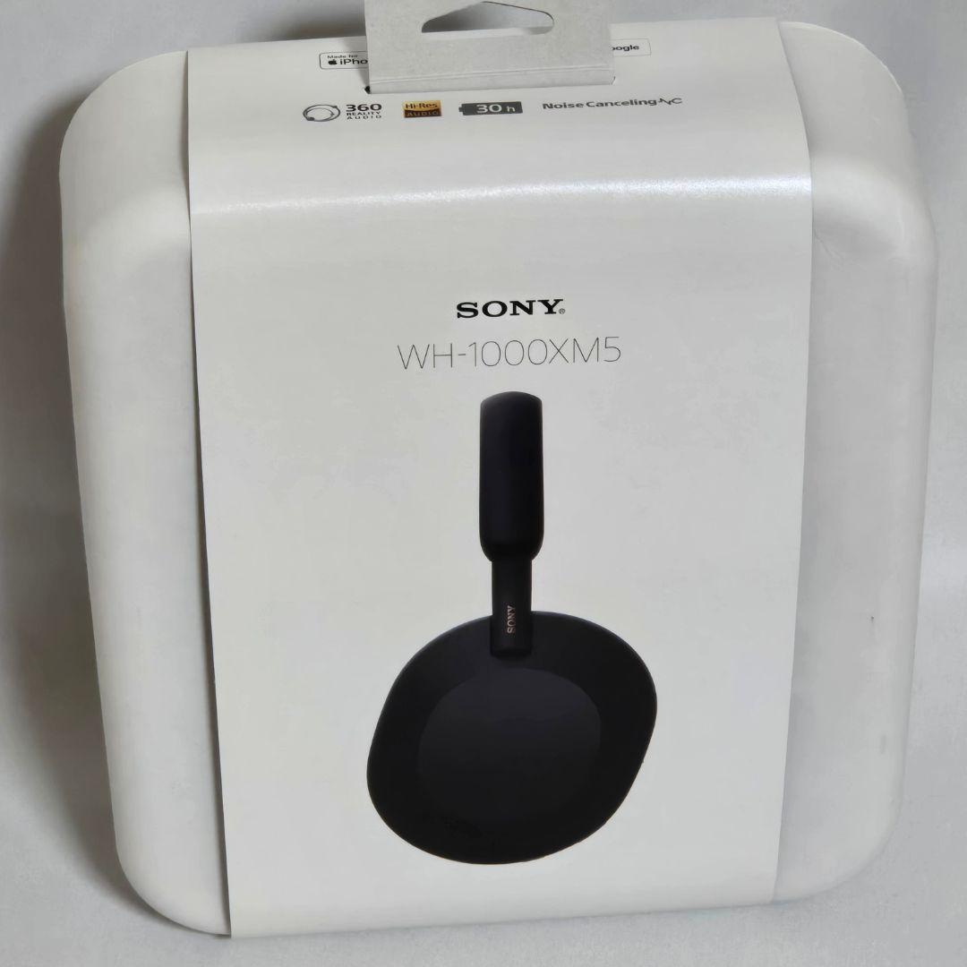 【未使用に近い】ソニー(SONY) WH-1000XM5 ブラック 保証書付き