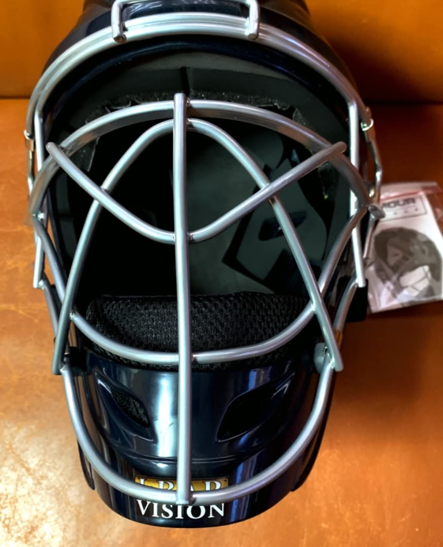 新品☆アメリカ国内限定☆UAマスク＋adidasプロテクター・レガース★紺