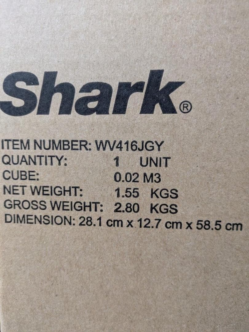 Shark スティッククリーナー WV416JGY 本体 新品未開封 シャーク
