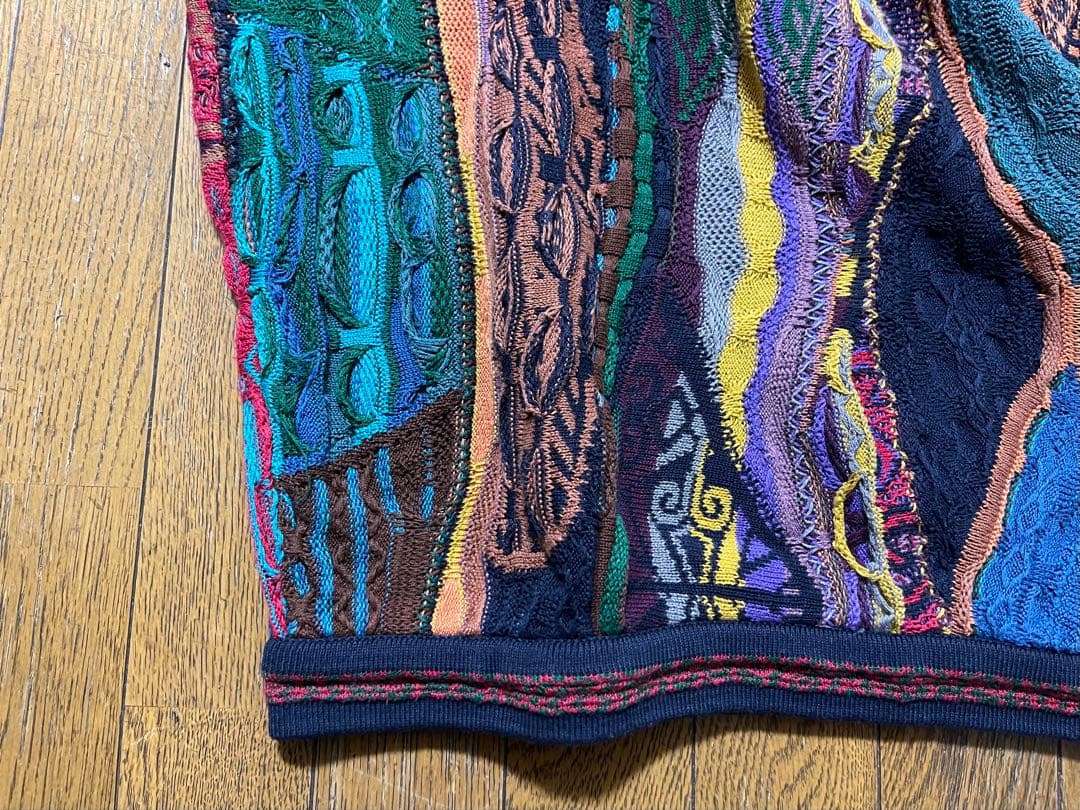 COOGI マルチカラー ニット XL