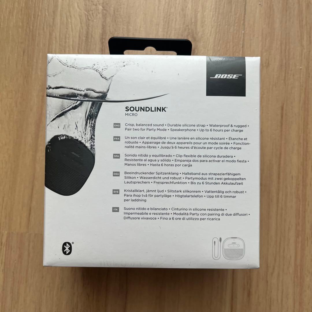 【新品・未開封品】 Bose SoundLink Micro ブラック