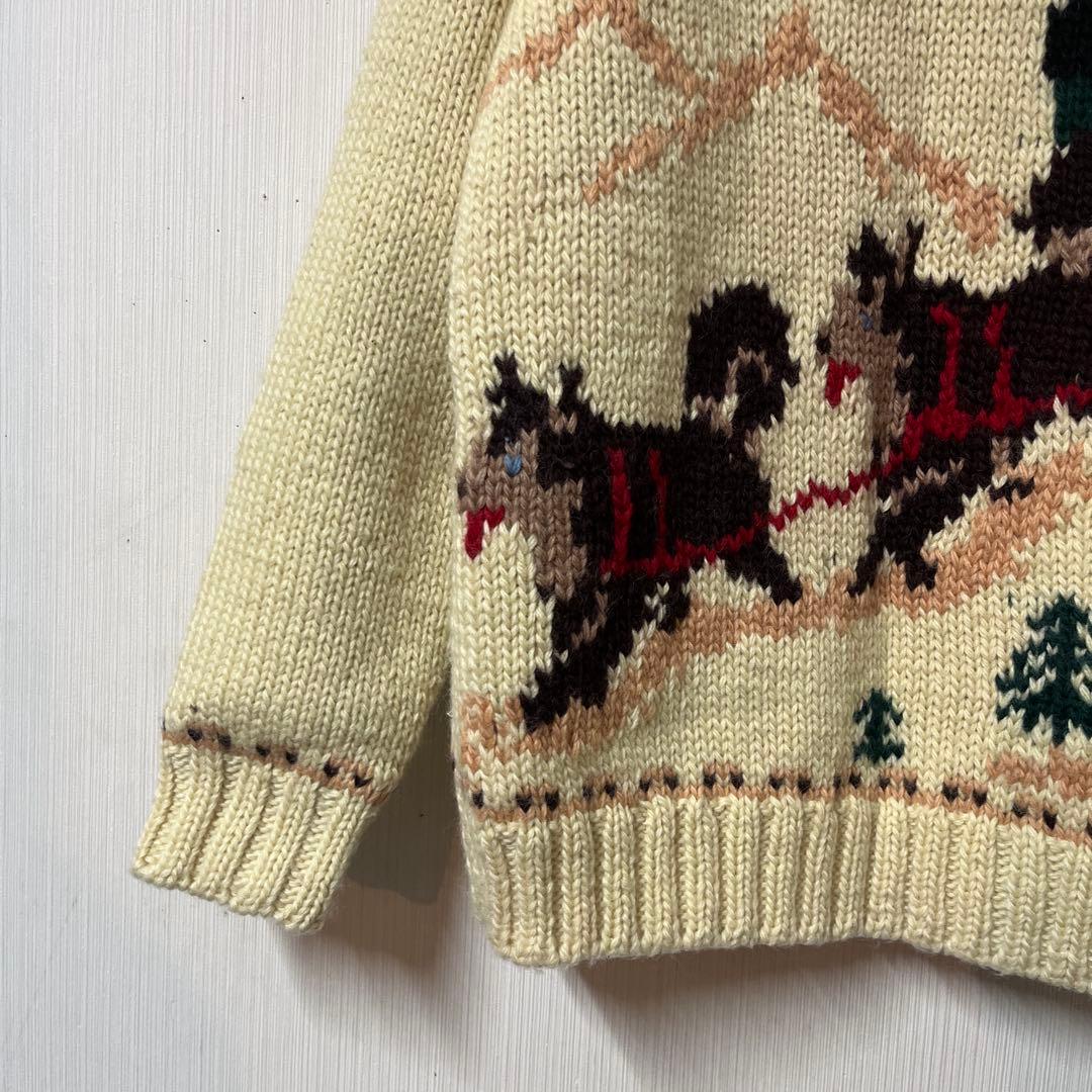 Pearl Diver カウチン アラスカ 犬ぞり ホワイト 裏地付 タロン