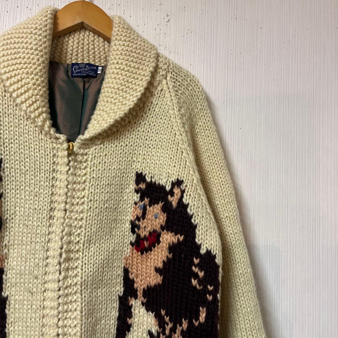 Pearl Diver カウチン アラスカ 犬ぞり ホワイト 裏地付 タロン