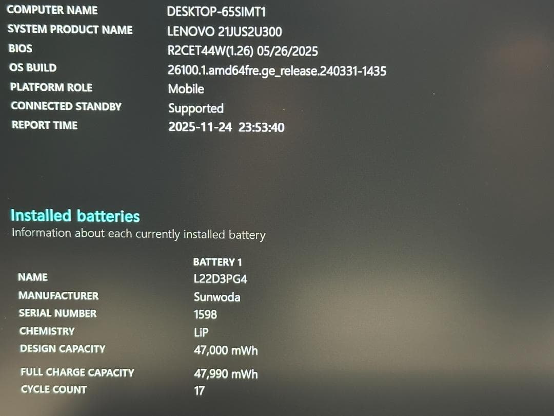 Windowsノート本体 Lenovo ThinkPad E16 Gen 1 R5 16G 512G