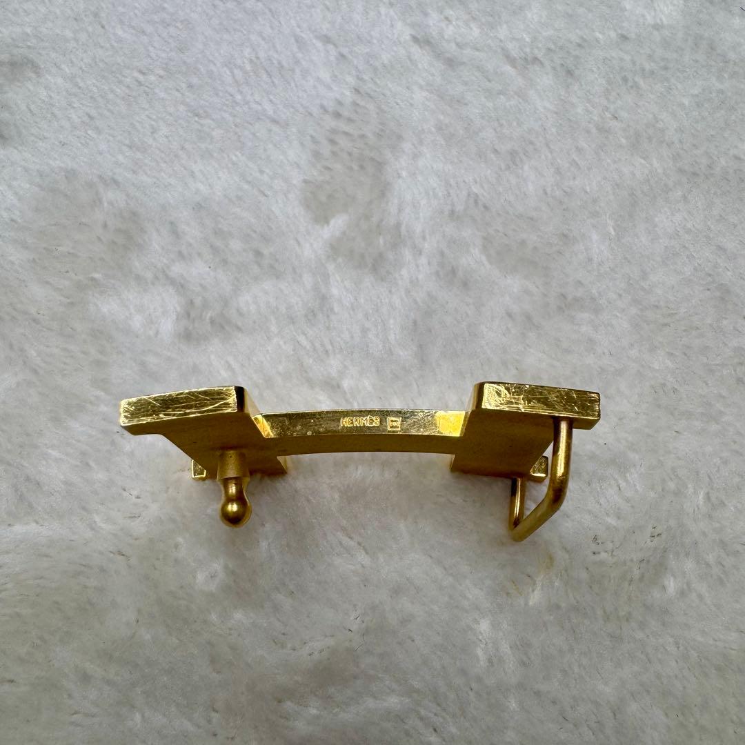 良品☆ エルメス　コンスタンス　ミニ　リバーシブル　レザーベルト　ゴールド　H型