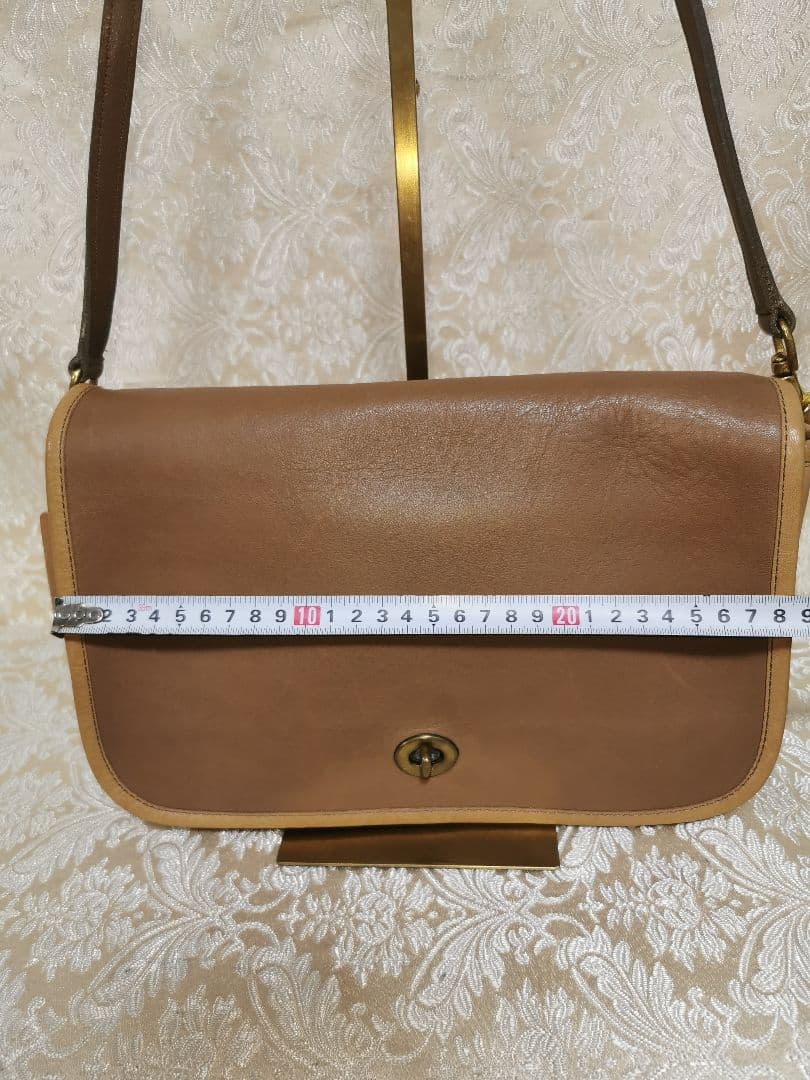 希少　オールド　コーチ　ショルダーバッグ　9326　USA製　牛革 B5 サイズ